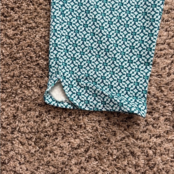 Croft & Barrow Blue/green Patterned Pants - Picture 5 of 10